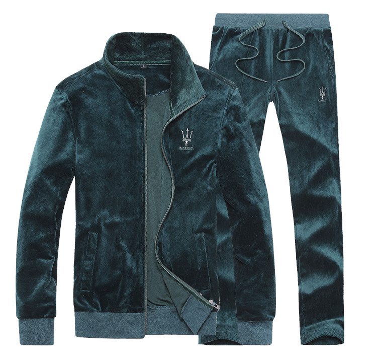 4XL-Spring-Autumn-Winter-Velvety-Warm-Casual-Tracksuits-Set-Men39s-Sportswear-Zipper-Jacket--Pant-2--32558327200