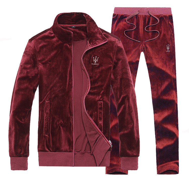 4XL-Spring-Autumn-Winter-Velvety-Warm-Casual-Tracksuits-Set-Men39s-Sportswear-Zipper-Jacket--Pant-2--32558327200