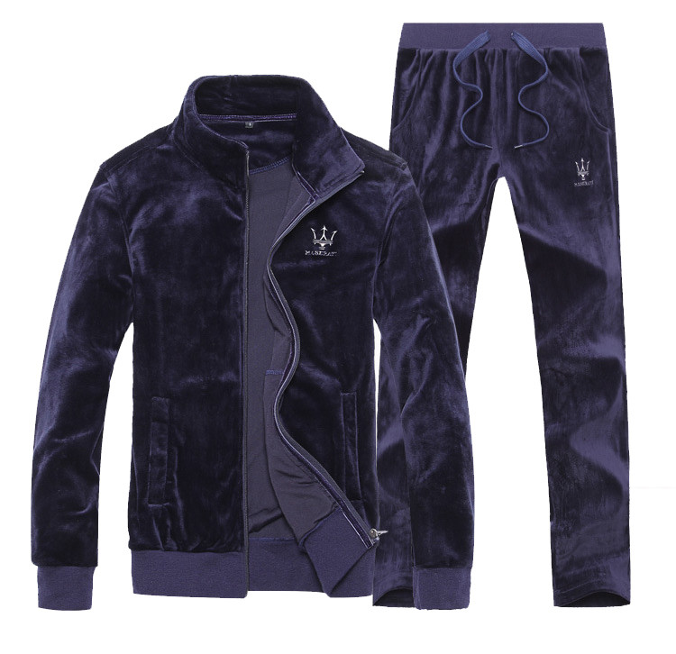 4XL-Spring-Autumn-Winter-Velvety-Warm-Casual-Tracksuits-Set-Men39s-Sportswear-Zipper-Jacket--Pant-2--32558327200