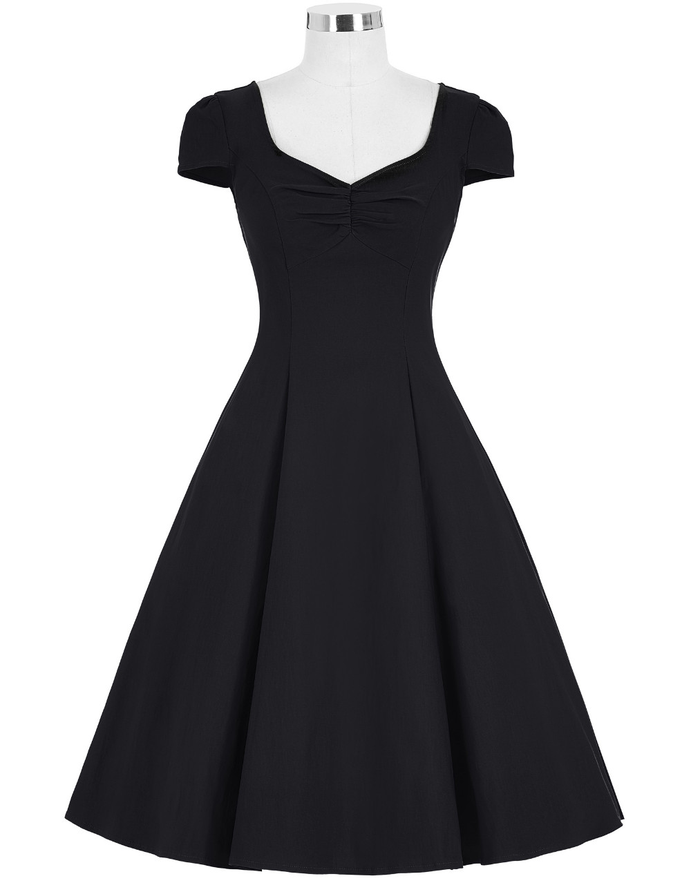 50s-Rockabilly-Dress-2016-New-Fashion-Retro-Vintage-Party-Gowns-Cap-Sleeve-V-Neck-Nylon-Cotton-Casua-32730570877