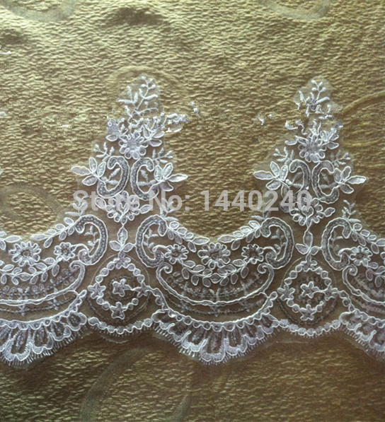 6---yard-Free-Shipping--Paillette-lace-Trim-wedding-DIY-dress-fabric-Dress--headdress-jewelry-costum-32267385544