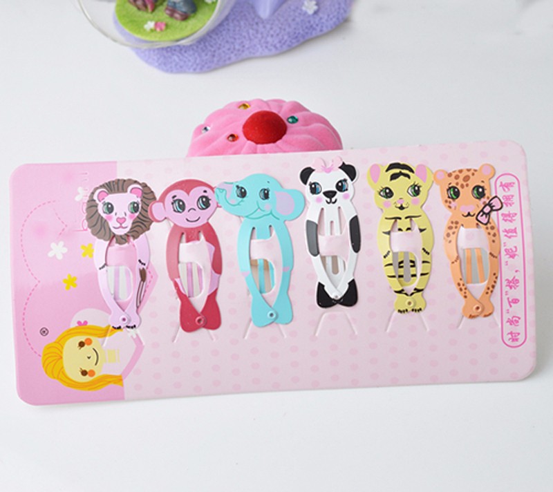 6pcs-lot-Fashion-Girl-Animal-Hairpin-headwear-kid39s-barrettes-Hair-clips-Jewelry-Snap-Clips-Childre-32633465317