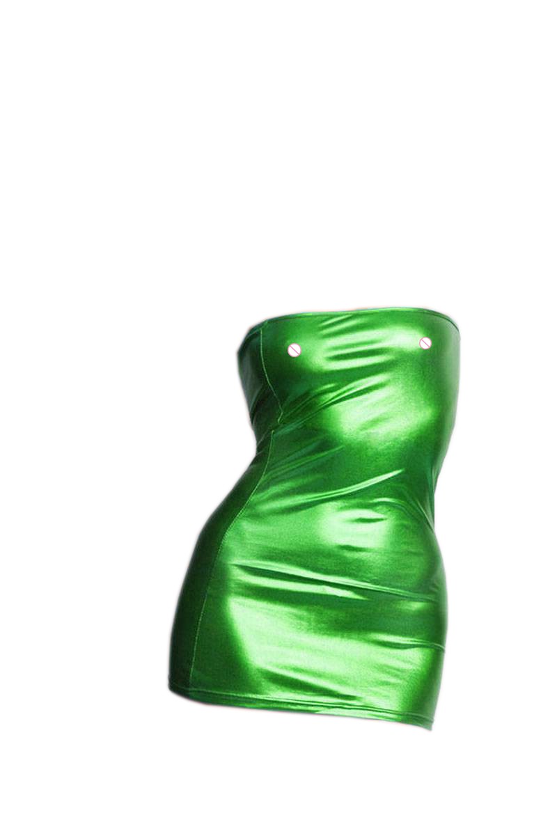 9-Color-Sexy-Wet-Look-Strapless-PVC-Sexy-Club-Wear-Hot-Girl-Metallic-One-Size-Shiny-Party-Costume-Ni-32711464239