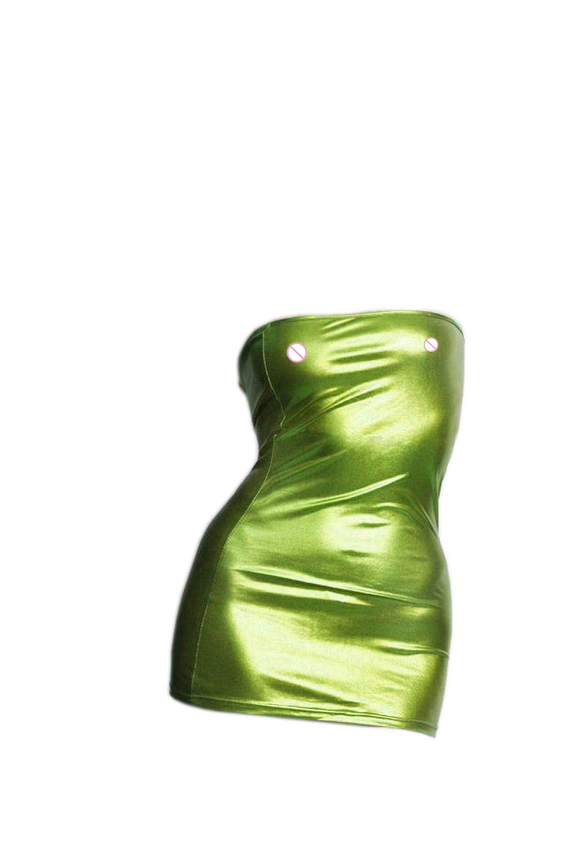 9-Color-Sexy-Wet-Look-Strapless-PVC-Sexy-Club-Wear-Hot-Girl-Metallic-One-Size-Shiny-Party-Costume-Ni-32711464239