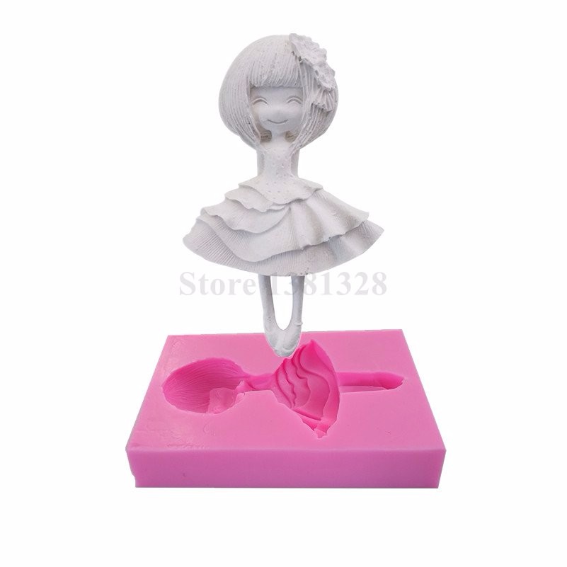 96217cm-Dress-Girl-Shape-3D-Candle-Mold-Silicone-Form-Fondant-Cake-Decoration-Tool-Chocolate-Diy-Mou-32745347615