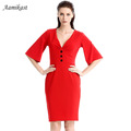 AAMIKAST-Free-shipping-2017-New-job-vocation-office-100-cotton-women-dresses-1234584682