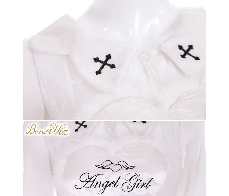 ANGEL-X-DEVIL-Unique-Design-Embroidery-Real-Rabbit-Fur-Heart-Long-Sleeve-Lolita-amp-Gothic-Dress-Whi-32567929977