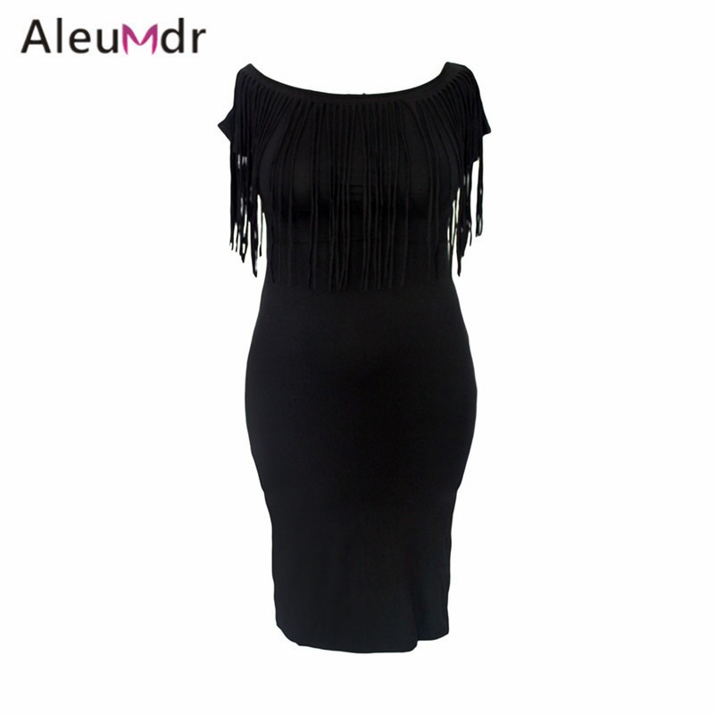 Aleumdr-Plus-Size-Women-Clothing-2017-Sexy-Off-The-Shoulder-Fringe-Tassel-Top-Summer-Midi-Dresses-LC-32655980686