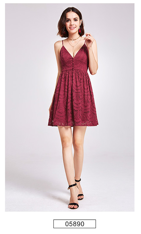 Alisa-Pan-Hot-Sale-Summer-Casual-Dress-V-neck-Sleeveless-A-line-Burgundy-Navy-Royal-Blue-Green-Black-32662191276