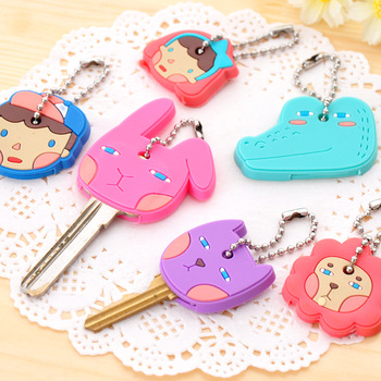 Anime-Cat-Key-Cap-Silicone-Minion-Key-Chain-Women-Bag-Charm-Key-Holder-Stitch-Key-Ring-Owl-Keychain--32625910388