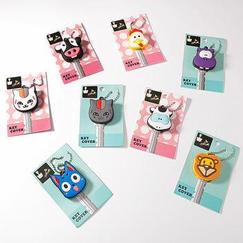 Anime-Silicone-Key-Cap-Cat-Minion-Key-Chain-Women-Bag-Charm-Key-Holder-Mickey-Key-Ring-Owl-Keychain--32353253667