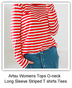 ArtSu-Womens-Tops-2017-O-Neck-T-shirt-Long-Sleeve-Striped-T-Shirts-Tee-Shirt-Femme-Blusas-Plus-Size--32482433976