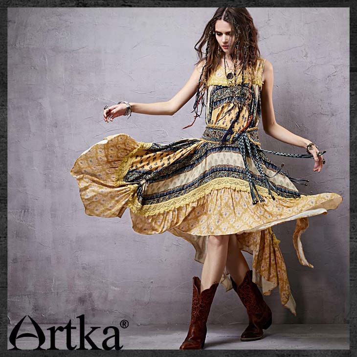 Artka-Women39s-Summer-New-Provins-Vintage-Patchwork-Elegant-Dress-O-Neck-One-piece-Asymmetrical-Dres-32434552267