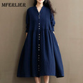 Autumn-Dress-Stripped-Print-Cotton-Linen-Dress-Long-Sleeve-Causal-Loose-dress-Blue-Beige-Dresses--Si-32762586182