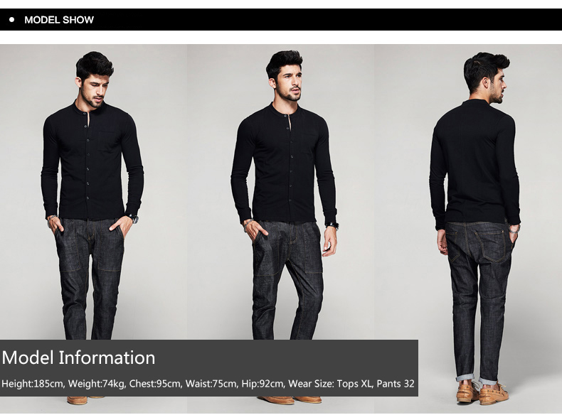 Autumn-Mens-Fashion-T-Shirts-Button-Black-Brand-Clothing-Long-Sleeve-Man39s-Collar-Cardigan-T-Shirts-32620503795