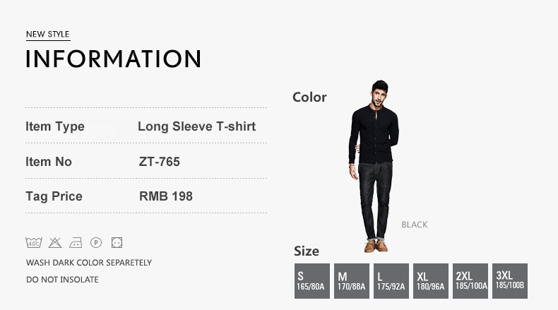 Autumn-Mens-Fashion-T-Shirts-Button-Black-Brand-Clothing-Long-Sleeve-Man39s-Collar-Cardigan-T-Shirts-32620503795