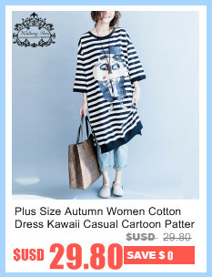 Autumn-Plus-Size-Women-Dress-Cotton-Full-Sleeve-Long-Grey-Casual-TopsampTees-Striped-Print-Solid-Fas-32704816140