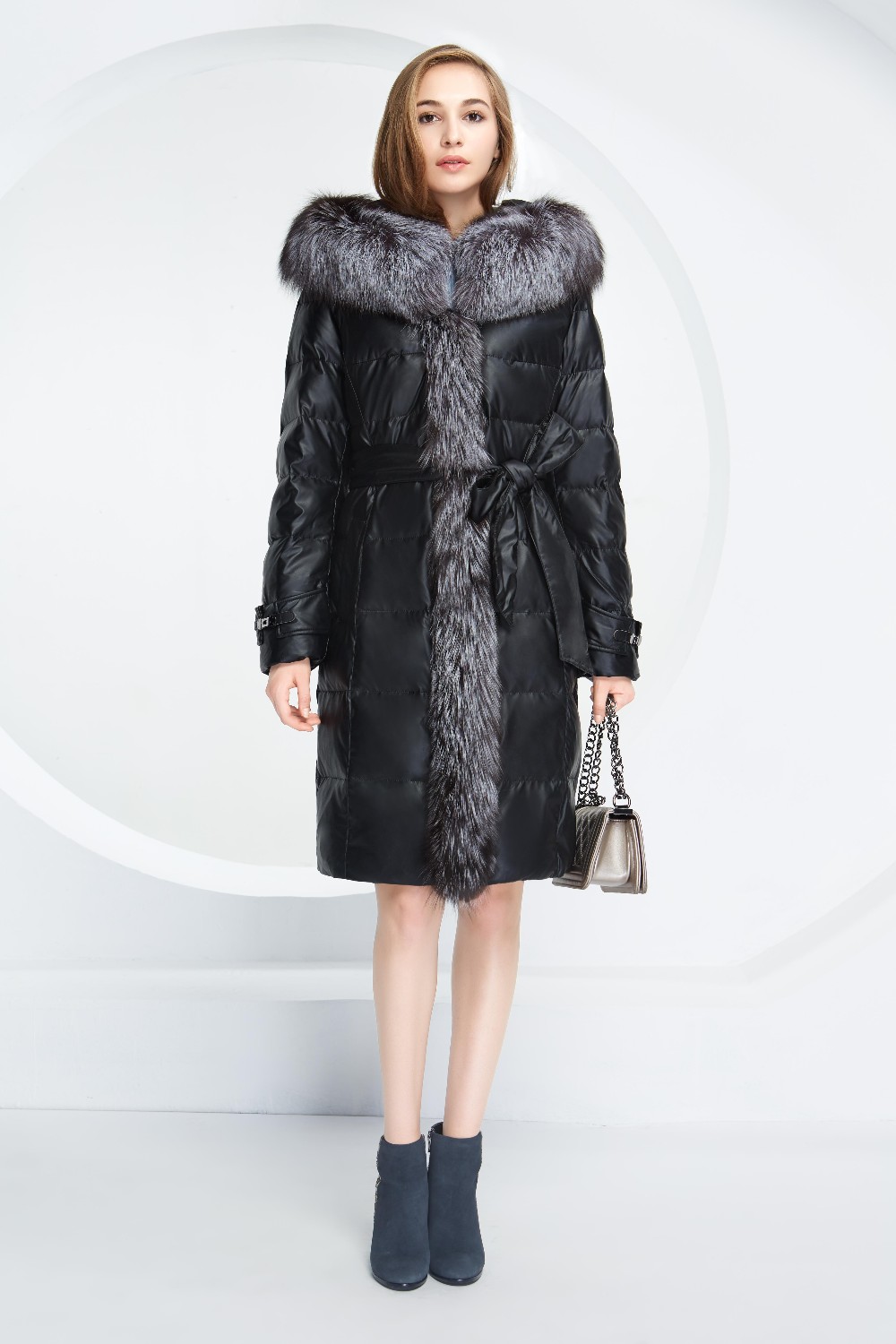 BASIC-EDITIONS-Luxurious-Down-Parka-With-Frontal-Fox-Fur-Plus-White-Duck-Down-Winter-Coat-Women-Jack-32240377977