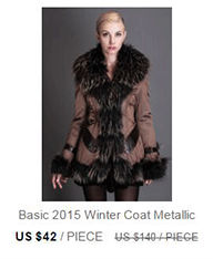 BASIC-EDITIONS-Winter-Black-Slim-Coat-Metallic-Silk-Fabric-Raccoon-Fur-Collar-Hooded-Jacket-1821-32224908867