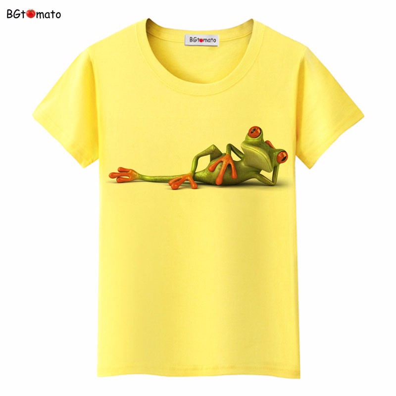 BGtomato-New-Naughty-Frog-3D-T-shirt-women-originality-lovely-cartoon-3D-shirts-Hot-sale-Brand-good--32404708469