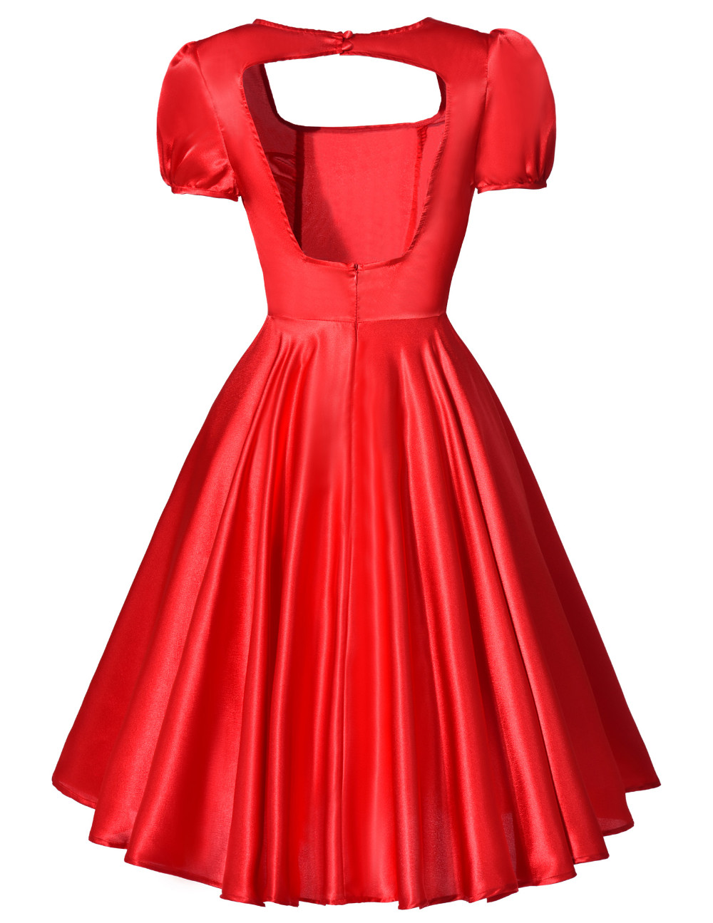 BP-2016-Black-red-Audrey-Hepburn-Dress-Women-Satin-Puff-Sleeve-Summer-Casual-Vestido-Vintage-50s-Swi-32608805030