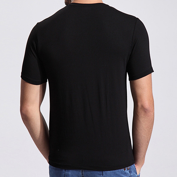 Bamboo-Fiber-Anti-sweat-smell-T-shirt-Summer-Breathable-High-quality-Men-Solid-V-Neck-Loose-Short-Sl-1932238028