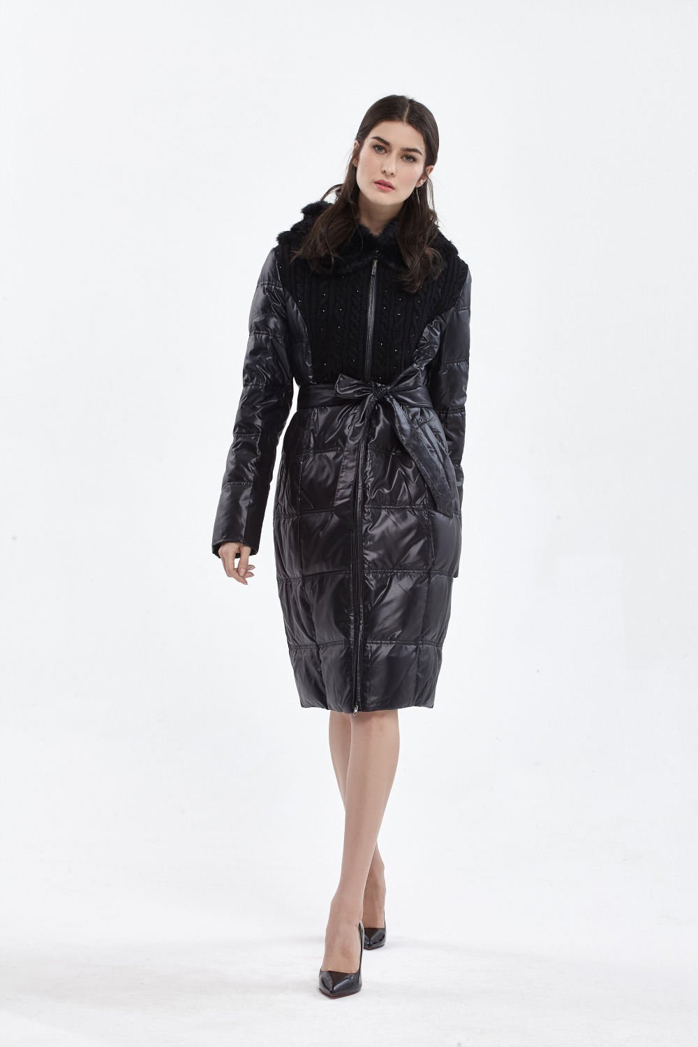 Basic-Editions-Winter-Long-Duck-Down-Mink-Fur-Knitted-Top-Parka-Jacket---DY12007---32242208568