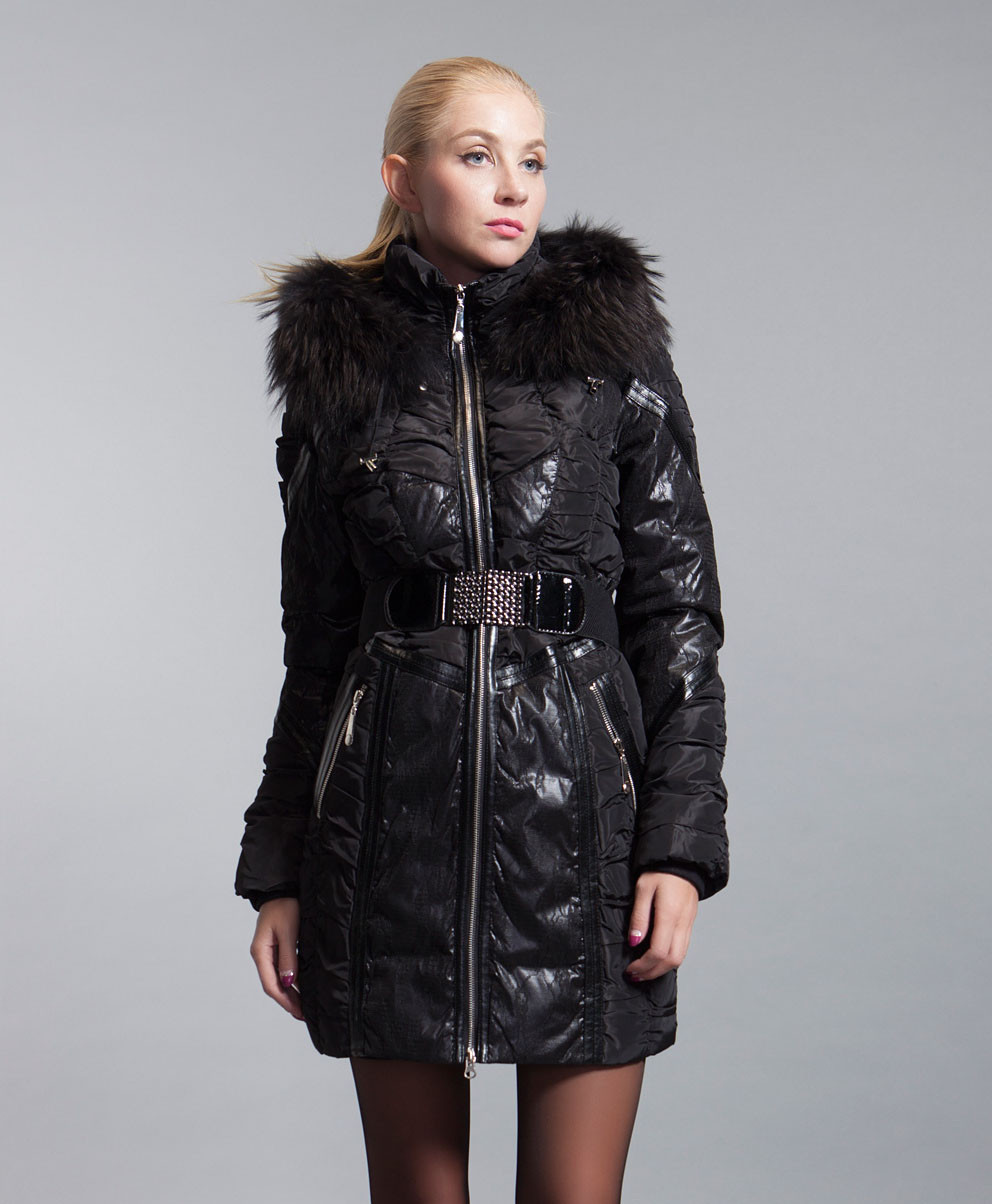 Basic-editions-Genuine-brand-Women-Jacke-Parka-With-Fox-Fur-white-duck-feather-Slim--women39s-down-j-32242465193