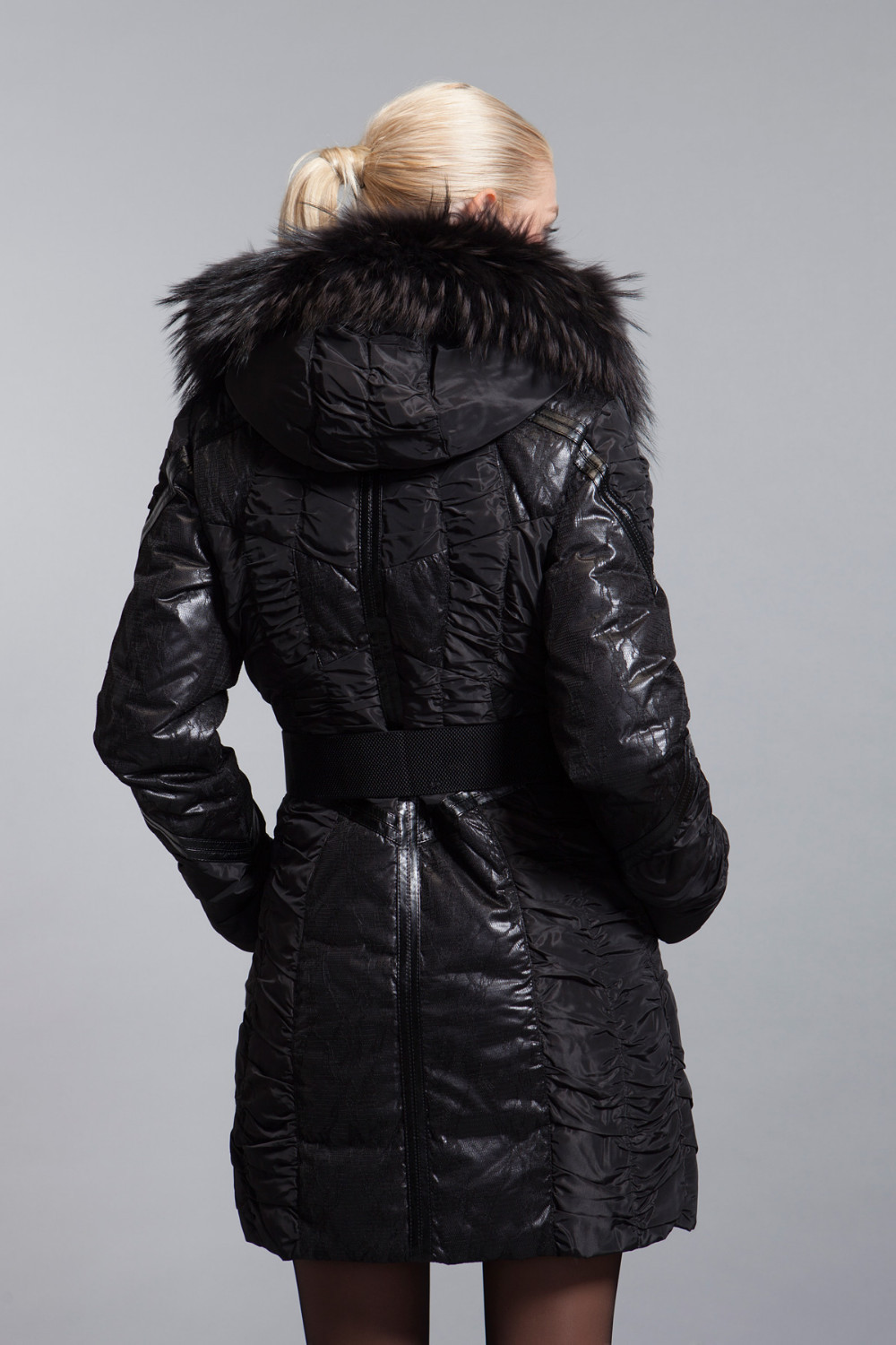 Basic-editions-Genuine-brand-Women-Jacke-Parka-With-Fox-Fur-white-duck-feather-Slim--women39s-down-j-32242465193