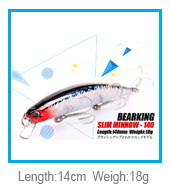 BearKing-Retail-A--fishing-lures-2016-Hot-selling---140mm18g-slim-size-minnow-crank-popper-penceil-b-32639543509