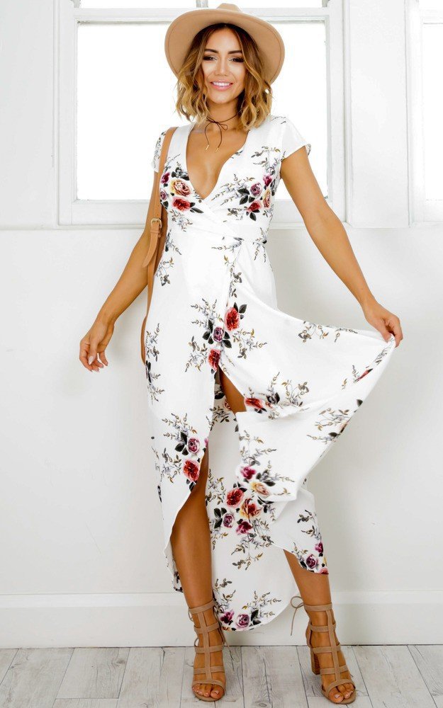 BellFlower-Summer-Dress-Women-Beach-Dress-Short-Sleeve-Irregular-Dress-Floral-Printed-V-Neck-Sexy-Dr-32797355925