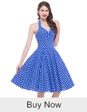 Belle-Poque-Retro-Vintage-Sleeveless-Mesh-Fabric-Polka-Dots-Party-Office-Dress-Casual-Tunic-1950s-Ro-32773674843