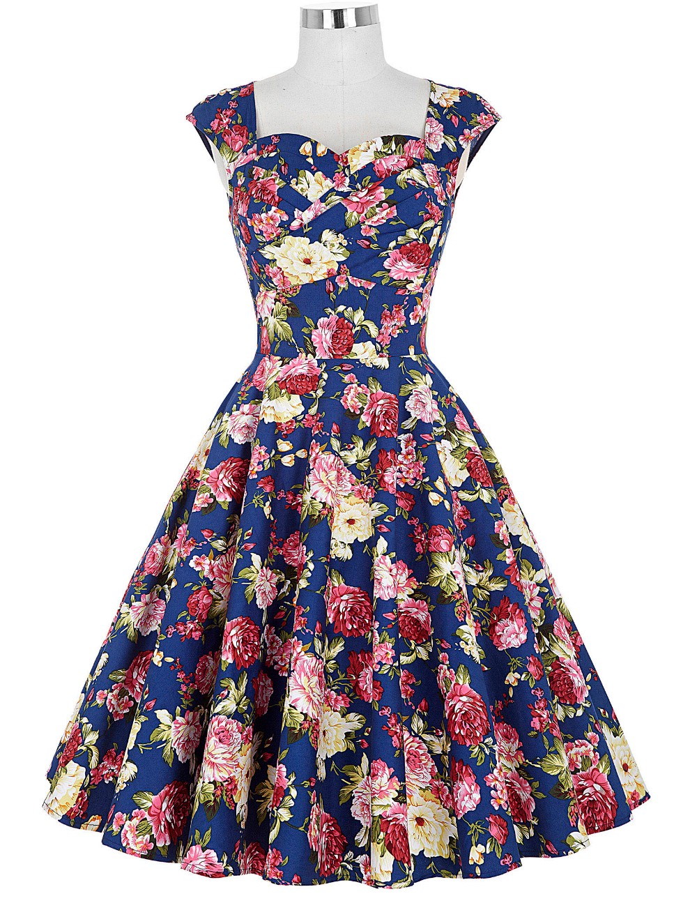 Belle-Poque-Womens-Summer-dresses-2017-Summer-Casual-Party-Dress-Robe-Vintage-50s-60s-Retro-Floral-D-32626345823