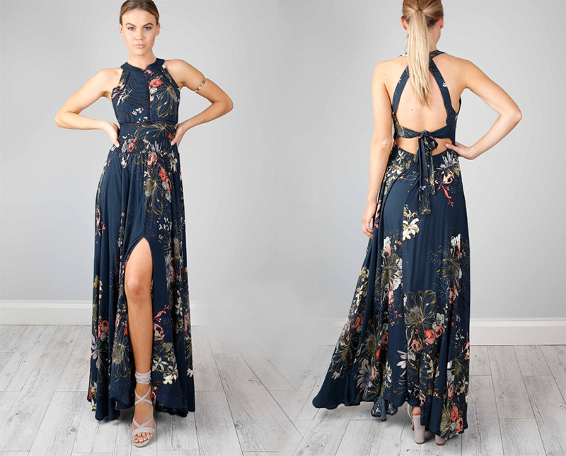 BerryGo-Halter-floral-long-dress-Women-Christmas-chic-backless-evening-party-maxi-dress-Hollow-out-s-32778697527