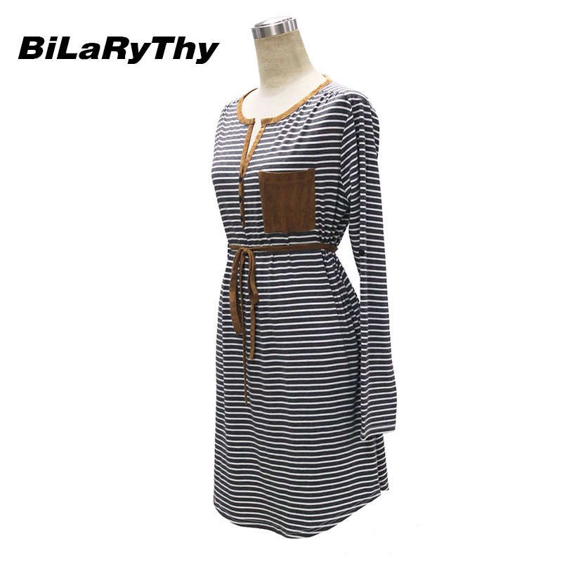 BiLaRyThy-Autumn-Winter-Casual-Women-Striped-Dress-Long-Sleeve-V-Neck-Loose-Mini-Dresses-femme-vesti-32747982929