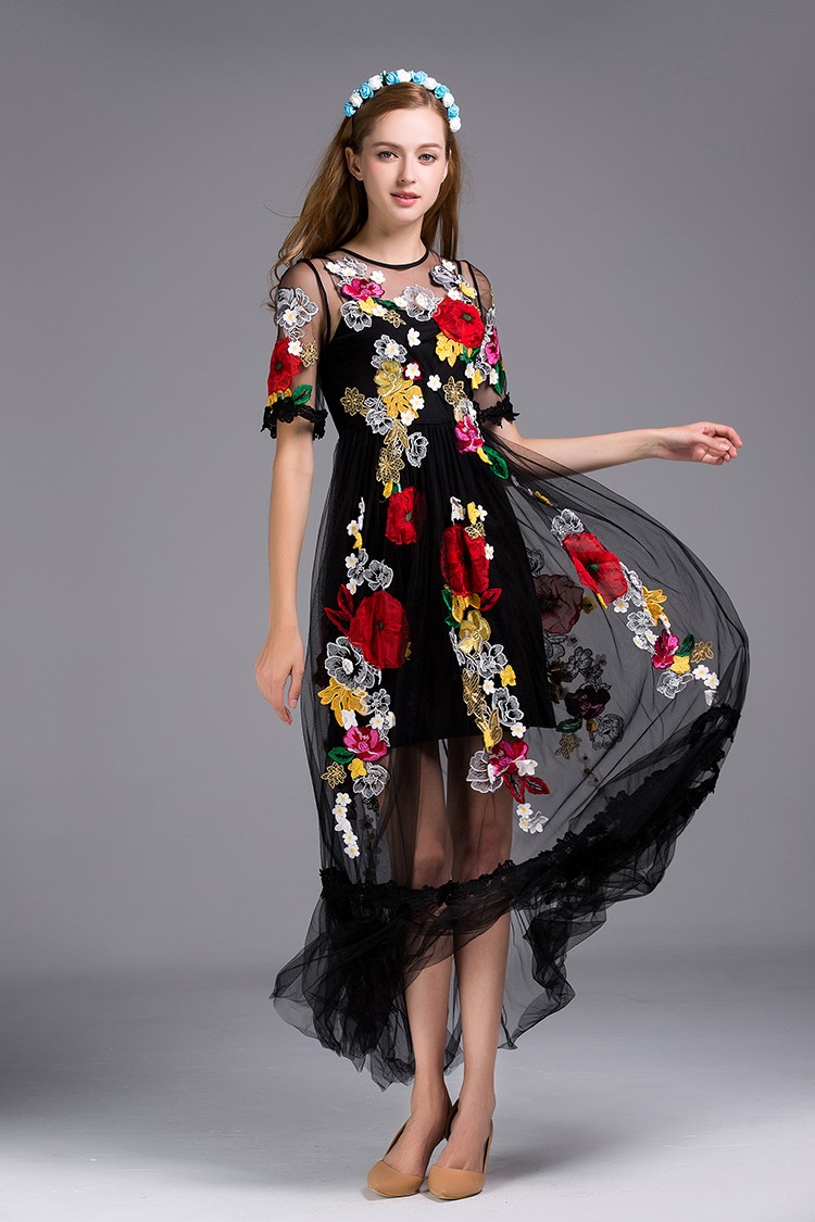 Black-Sexy-Dress-Embroidery-Flowers-Mesh-XXL-Summer-Early-Spring-Short-Sleeve-Translucent-2017-Fashi-32613396749