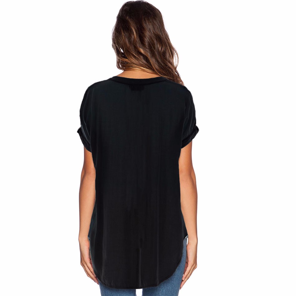 Black-T-Shirt-Women-V-Neck-Oversize-Chiffon-Top-Casual-Plus-Size-T-Shirt-Women-Shirts-2017-T-shirt-F-32665897284