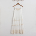 Black-amp-White-Lace-Tank-Dress-Large-Size-Elastic-Basic-Underdress-Women-Casual-Summer-Bohemian-Sty-32781812872