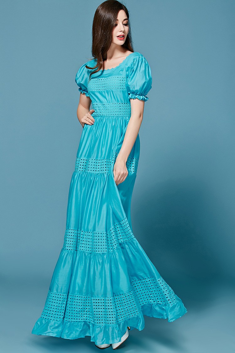 Bohemian-Dress-High-Quality-2017-New-Fashion-Summer-Long-Dress-Short-Sleeve-Hollow-out-Green-Blue-Co-32613246750