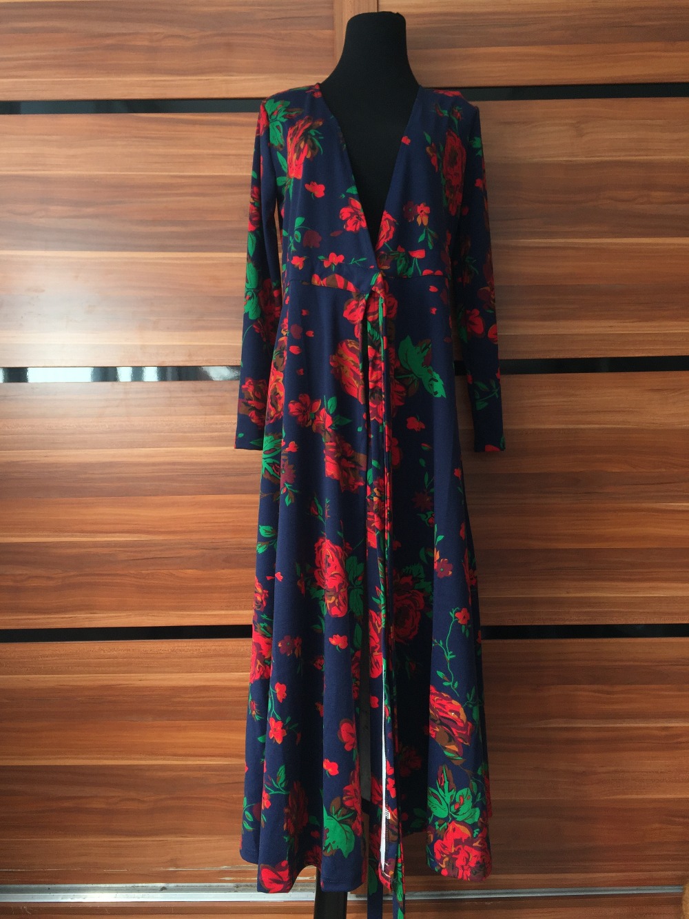 Bohemian-Style-Print-Rose-Dress-Long-Design-V-Neck-Long-Sleeve-Empire-Sexy-Beach-Dress-Boho-Hippies--32787143799