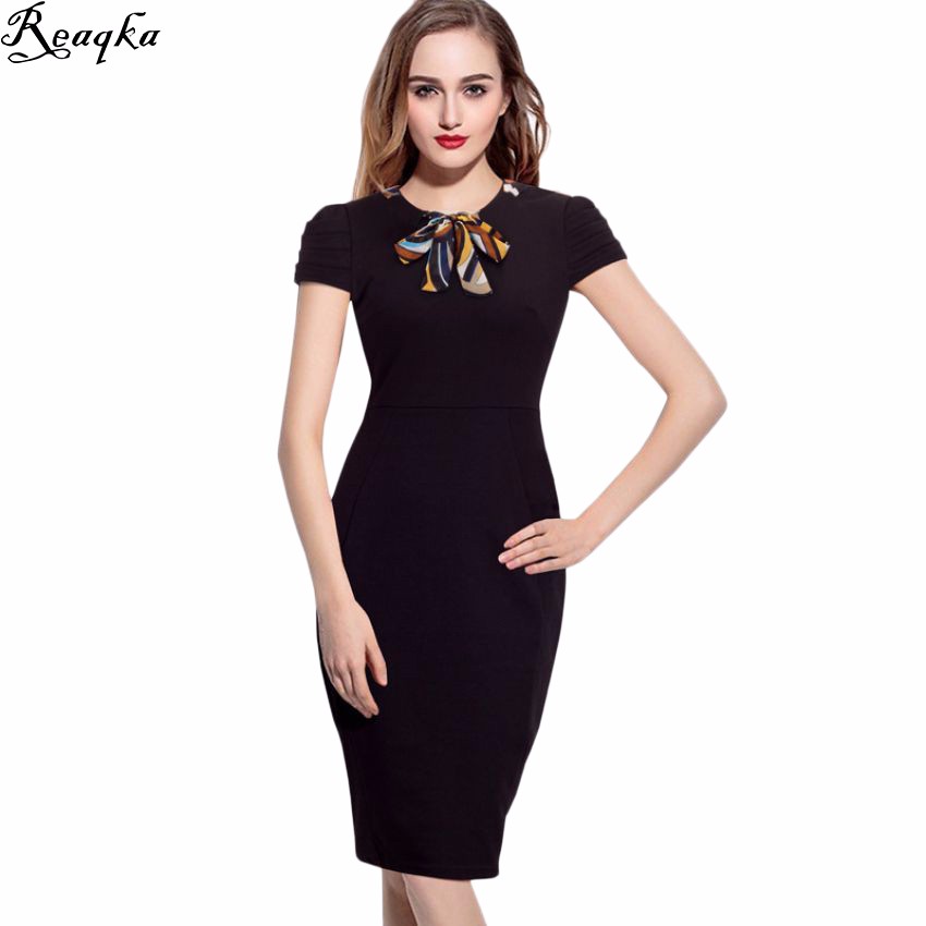 Brand-2016-New-Arrivals-Fashion-Style-Sexy-Formal-Bodycon-Elasticity-Dress-Elegant-Bow-Pencil-Dresse-32741140948