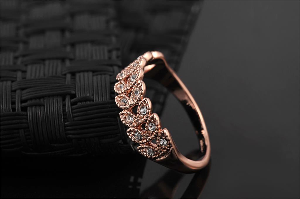 Brand-TracysWing-Rings-for-women-Genuine-Austrian-Crystal-18KRGP-Rose-Gold-Color-Vintage-Rings--New--1569467965