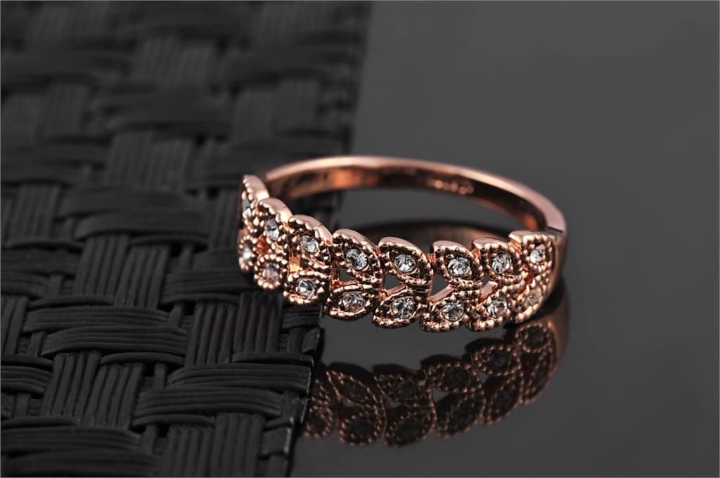 Brand-TracysWing-Rings-for-women-Genuine-Austrian-Crystal-18KRGP-Rose-Gold-Color-Vintage-Rings--New--1569467965