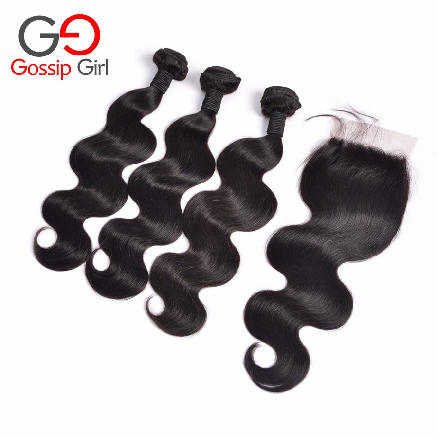 Brazilian-Body-Wave-With-Closure-3-Bundles-With-Closure-7A-Brazilian-Virgin-Hair-With-Closure-Human--32308175225