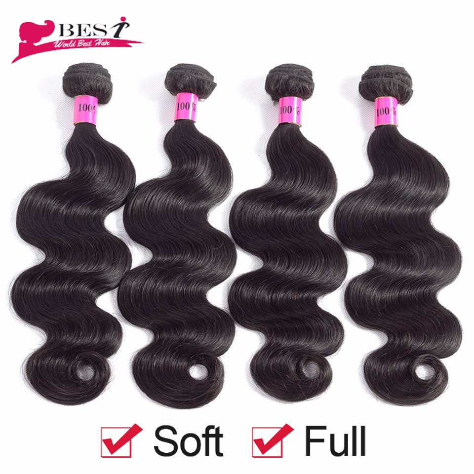 Brazilian Virgin Hair Body Wave 4 Bundles Unprocessed Brazilian Body Wave Brazilian Hair Weave 3445