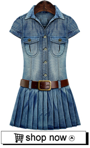 CHICD-Summer-Style-Loose-Short-Sleeve-Women-Denim-Jeans-Dress-O-Neck-Washed-Beaded-Elegant-Evening-P-2045748489