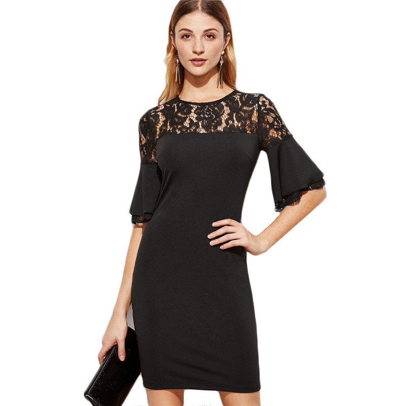 COLROVIE-Fashion-Dress-for-Women-Clothing-Elegant-Dresses-Designer-Dress-Black-Sheer-Lace-Neck-Ruffl-32778196331