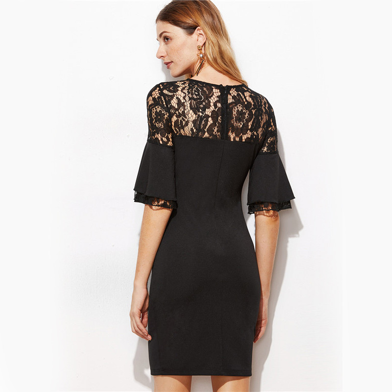 COLROVIE-Fashion-Dress-for-Women-Clothing-Elegant-Dresses-Designer-Dress-Black-Sheer-Lace-Neck-Ruffl-32778196331