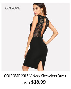 COLROVIE-Fitness-Sexy-Women-Dresses-Summer-New-Arrivals-Hollow-Out-Black-V-Neck-Sleeveless-Crisscros-32651602956