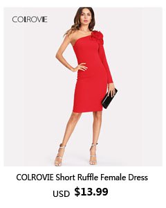 COLROVIE-Navy-Rose-Print-Slit-Back-Slim-Pencil-Dress-2017-Fall-Ladies-Round-Neck-Short-Sleeve-Knee-L-32727603642